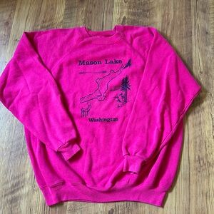 Mason Lake Pink Sweatshirt